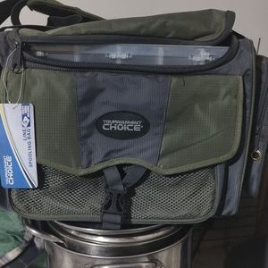 Fishing bag with 5 boxes for accessories